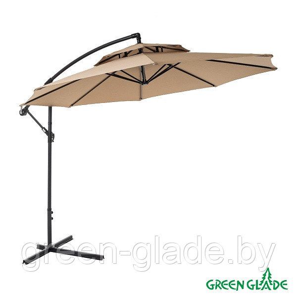 Зонт садовый Green Glade 8803 светло-коричневый - фото 9 - id-p54554534