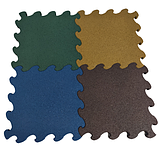 Резиновая плитка Puzzle 500*500*10мм черный серый коричневый синий зеленый красный оранжевый желтый, фото 9