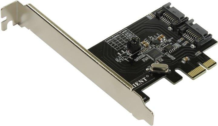 Контроллер Orient A1061RAID (OEM) PCI-Ex1 SATA 6Gb/s 2port-int RAID - фото 1 - id-p208384874