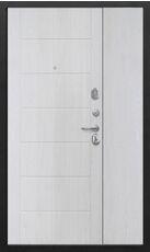 Дверь металлическая Гарда 7,5 см Серебро 1200 двухстворчатая - фото 3 - id-p124071698
