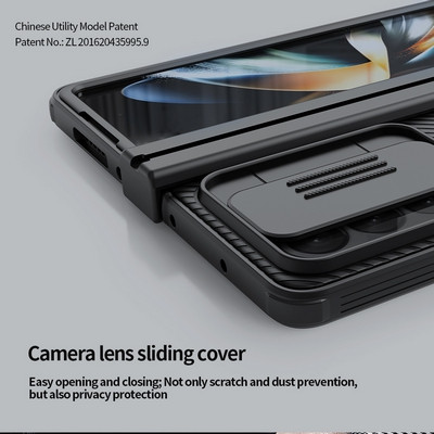 Чехол-накладка Nillkin CamShield Pro Черная для Samsung Galaxy Z Fold 4 - фото 4 - id-p203965192