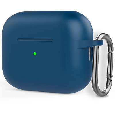 Чехол для наушников Silicone case синий для Apple AirPods Pro - фото 1 - id-p210296024