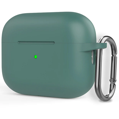 Чехол для наушников Silicone case зеленый для Apple AirPods Pro - фото 1 - id-p210296029