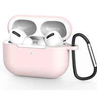 Чехол для наушников Silicone case светло-розовый для Apple AirPods Pro 2