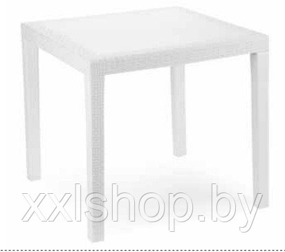 Стол пластиковый Square King белый - фото 1 - id-p210300282