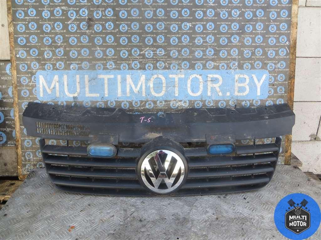Решетка радиатора Volkswagen TRANSPORTER V (2003-2017) 2.5 TDi AXE - 174 Лс 2006 г. - фото 1 - id-p210300385