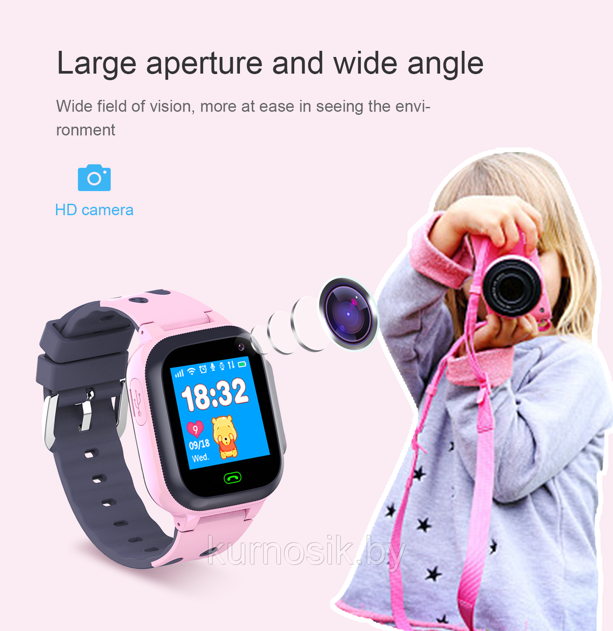 Детские умные телефон часы смарт-часы smart baby watch с Sim-картой e07 - фото 7 - id-p210300517