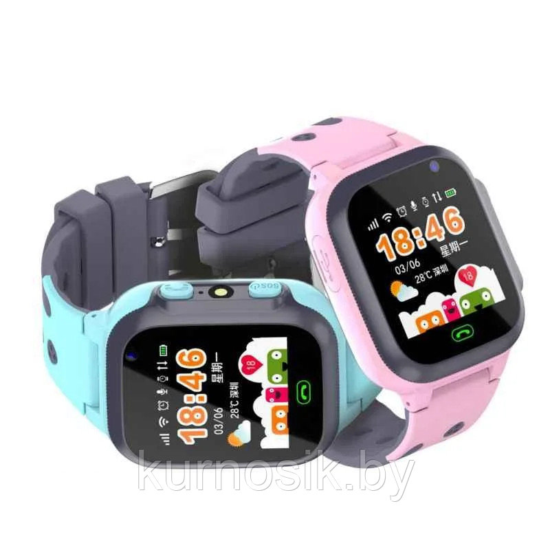 Детские умные телефон часы смарт-часы smart baby watch с Sim-картой e07 - фото 1 - id-p210300517