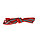 Шнурки с плоск сечением со светоотраж полосой 10мм 70см (пара) красные, фото 4