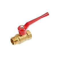 Кран шаровый 1/2" (Ду 15) Нар./Внутр. ручка, ZEIN