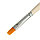 Кисть Синтетика Плоская № 6 (d-6 мм  L-10 мм) ручка дерево Calligrata, фото 2