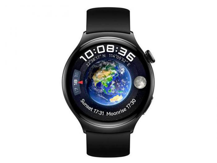 Умные часы Huawei Watch 4 ARC-AL00 Black-Black Strap 55020APA - фото 1 - id-p210302489