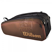 Чехол-сумка Wilson Super Tour Pro Staff V14.0 на 15 ракеток (коричневый) (арт. WR8021901001)