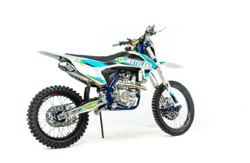 Мотоцикл Кросс Motoland X3 300W PRO (174MN-3) (2022 г.) Зеленый - фото 5 - id-p210303605