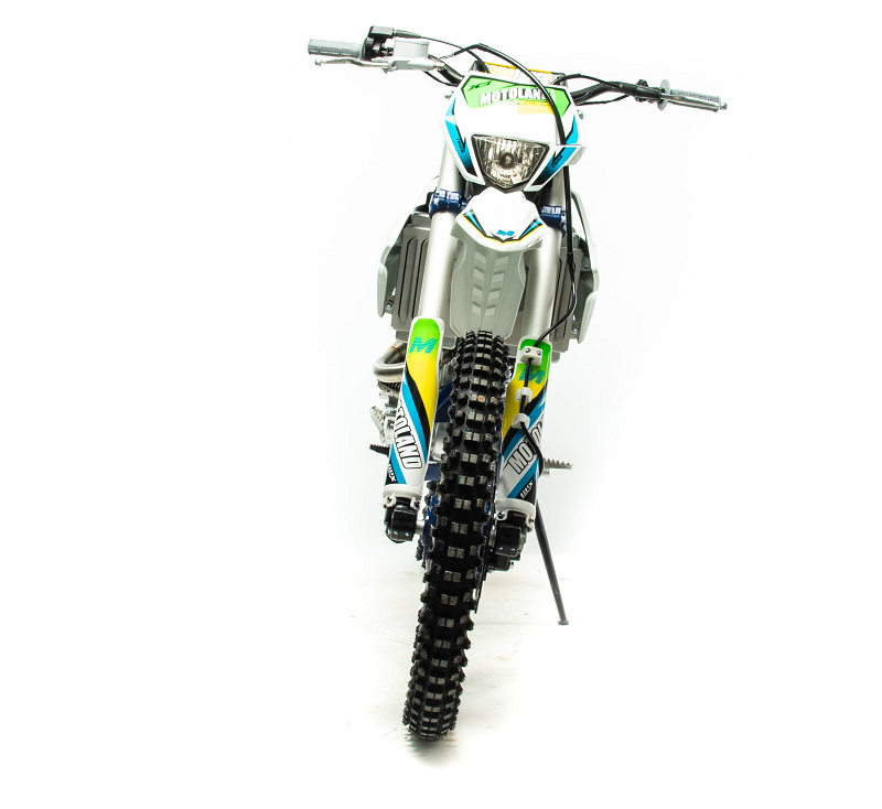 Мотоцикл Кросс Motoland X3 300W PRO (174MN-3) (2022 г.) Зеленый - фото 7 - id-p210303605