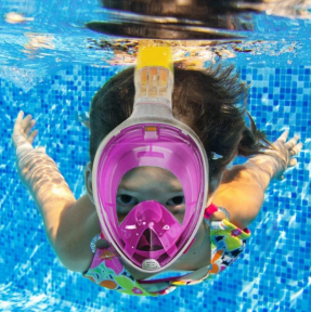 ХИТ ЦЕНА Маска для снорклинга (плавание под поверхностью воды) FREEBREATH с креплением для экшн камеры и - фото 1 - id-p210304365