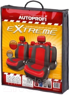 Чехол для сиденья Autoprofi Extreme XTR-803 BK/RD (M) - фото 4 - id-p210308566