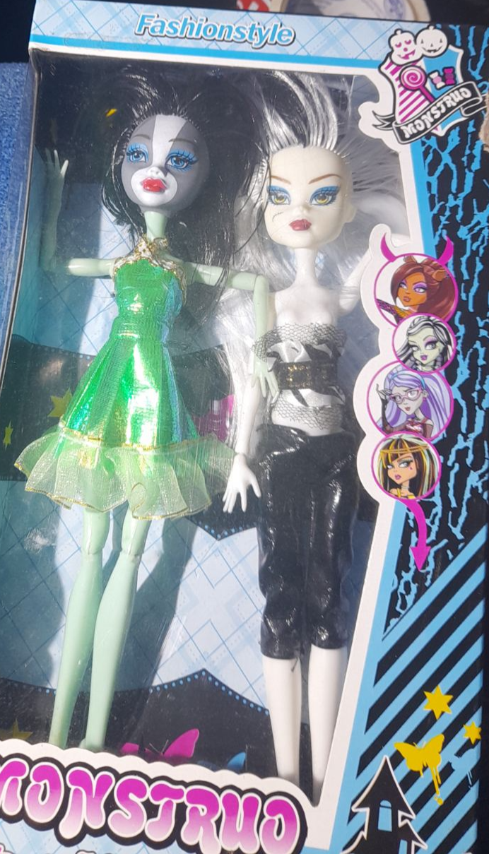 Детская кукла монстр хай monster High на шарнирах 2 в 1 - фото 1 - id-p8255978