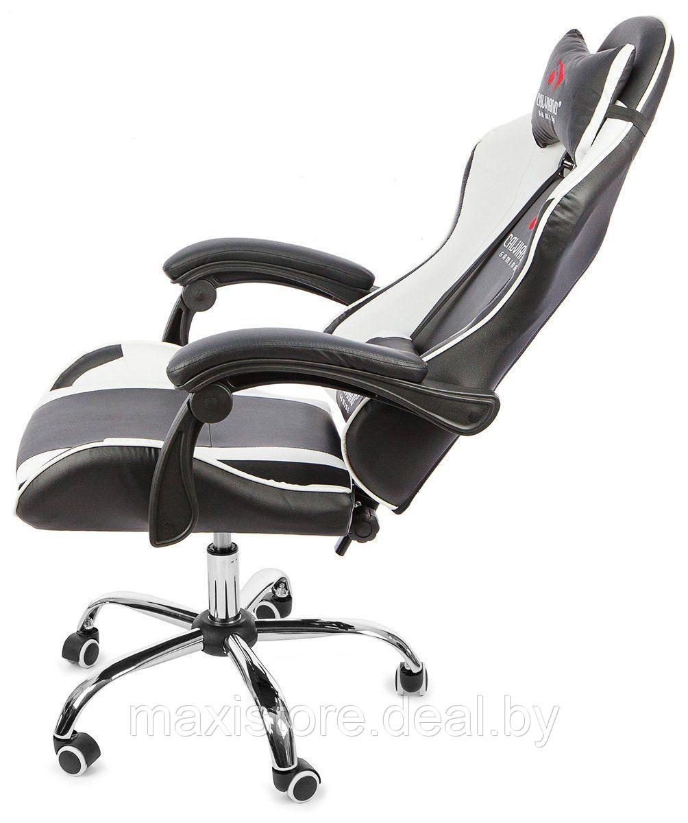 Вибромассажное кресло Calviano ASTI ULTIMATO черный-белый - фото 4 - id-p210315405