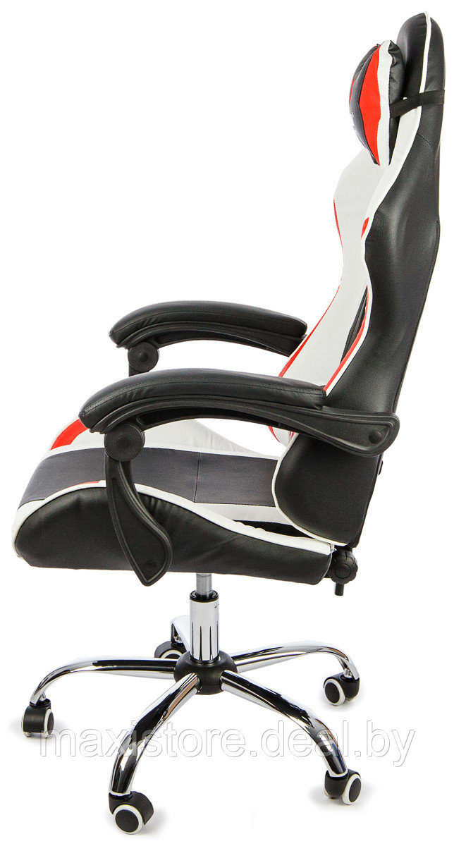 Вибромассажное кресло Calviano ASTI ULTIMATO черный-белый-красный - фото 3 - id-p210315407