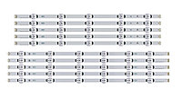 Светодиодная планка для ЖК панелей LG, 50" LB/LF