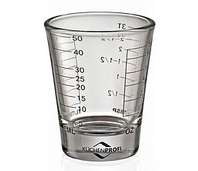 Мерный стакан, d-5 см, h-6 см, 0,05 л, стекло