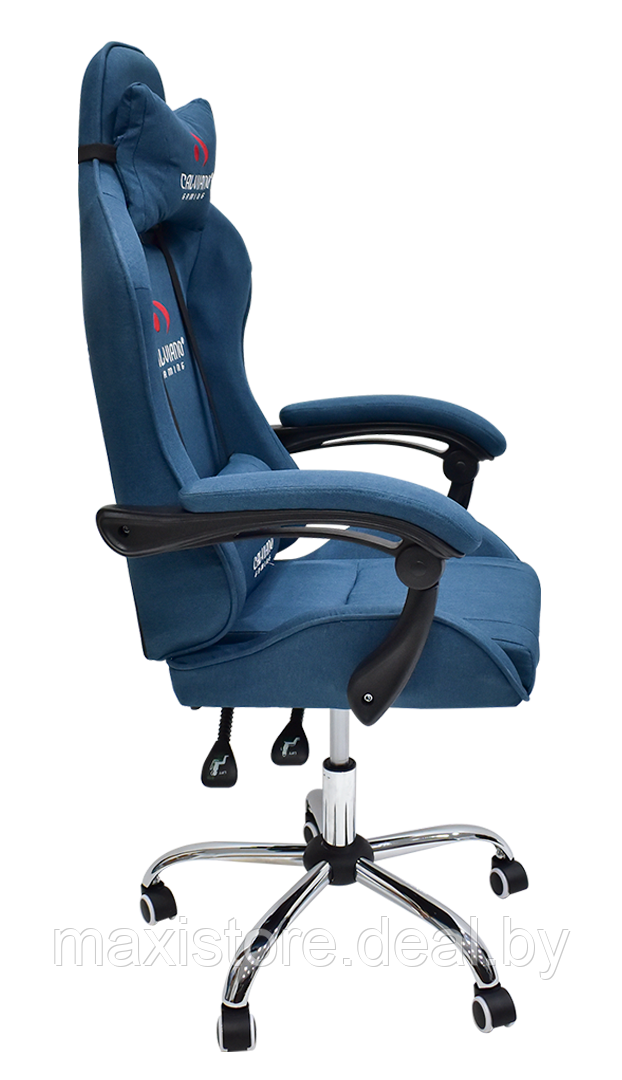 Вибромассажное кресло Calviano ASTI ULTIMATO fabric синий - фото 2 - id-p210316255