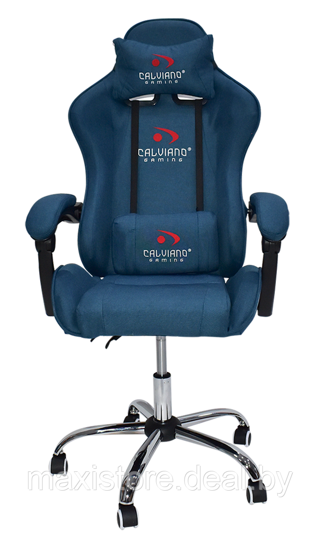 Вибромассажное кресло Calviano ASTI ULTIMATO fabric синий - фото 5 - id-p210316255