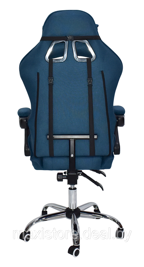 Вибромассажное кресло Calviano ASTI ULTIMATO fabric синий - фото 6 - id-p210316255