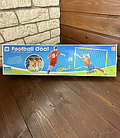 Детские футбольные ворота для футбола, стойка (64 х 49 см), сетка, мяч, арт. MY1656