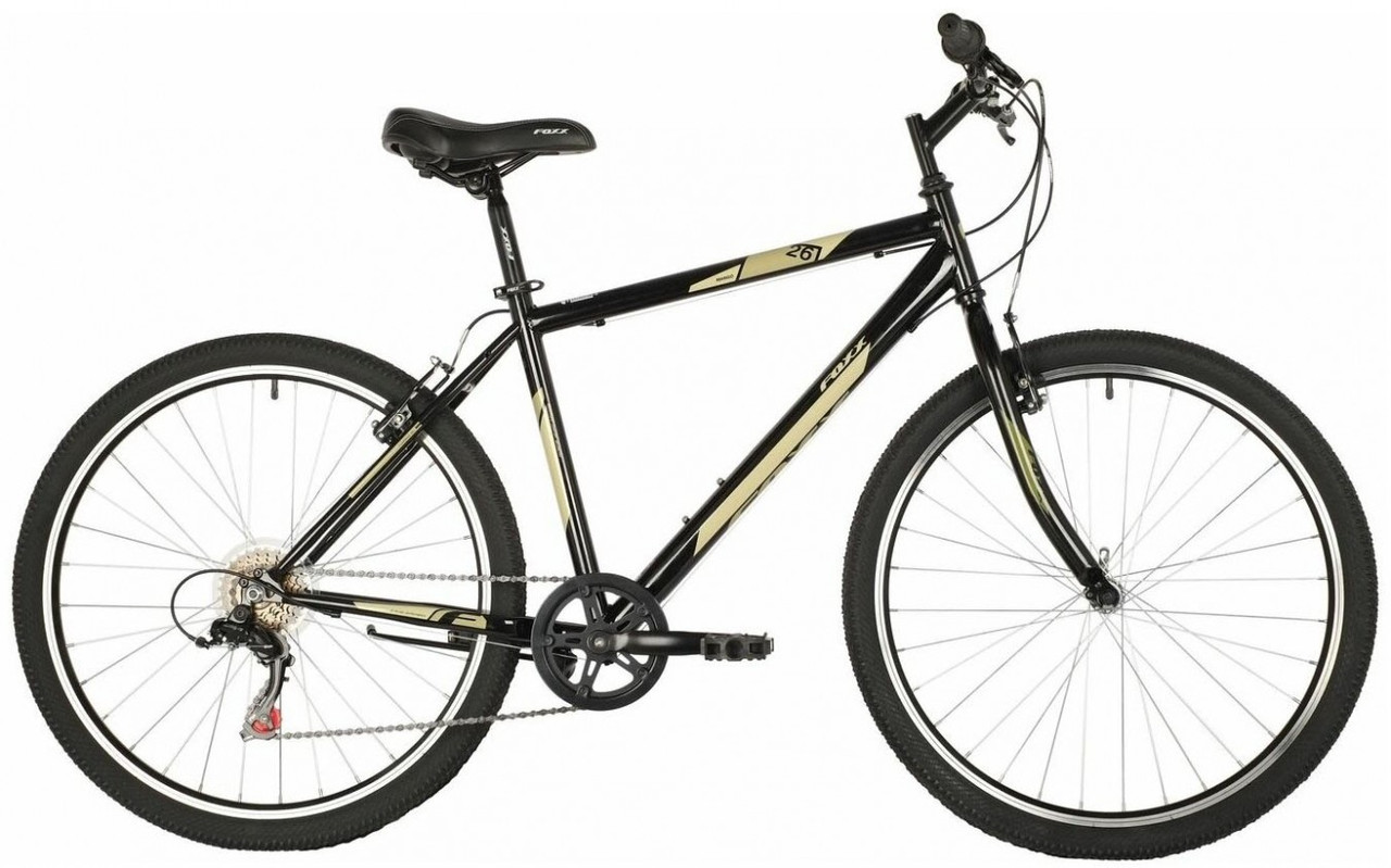 Велосипед Foxx Mango 26 р.20 2021 (черный/бежевый) - фото 1 - id-p209549114