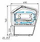 Витрина настольная для мороженого Carboma I60 VL 0,8-1, фото 4