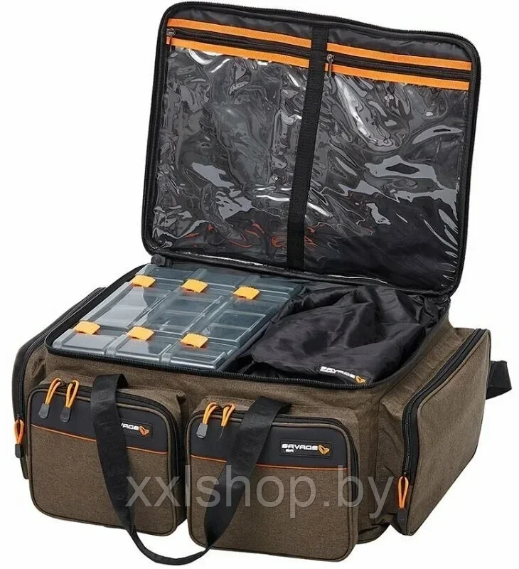 Сумка Savage Gear System Box BAG L 4 Boxes 24X47X30cm 18L - фото 2 - id-p210318934