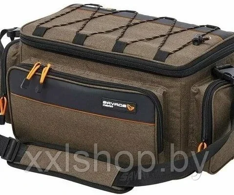 Сумка для рыбалки Savage Gear System Box BAG M 3 Boxes 5 Bags 20X40X29cm 12L - фото 4 - id-p210318945