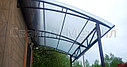 Навесы металлические с поликарбонатом, красный, фото 10