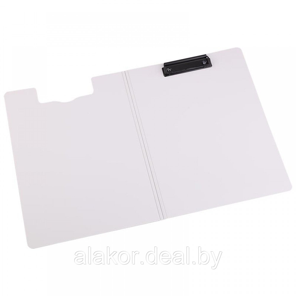 Папка-планшет с зажимом и крышкой Deli, A4, полипропилен - фото 2 - id-p210320201