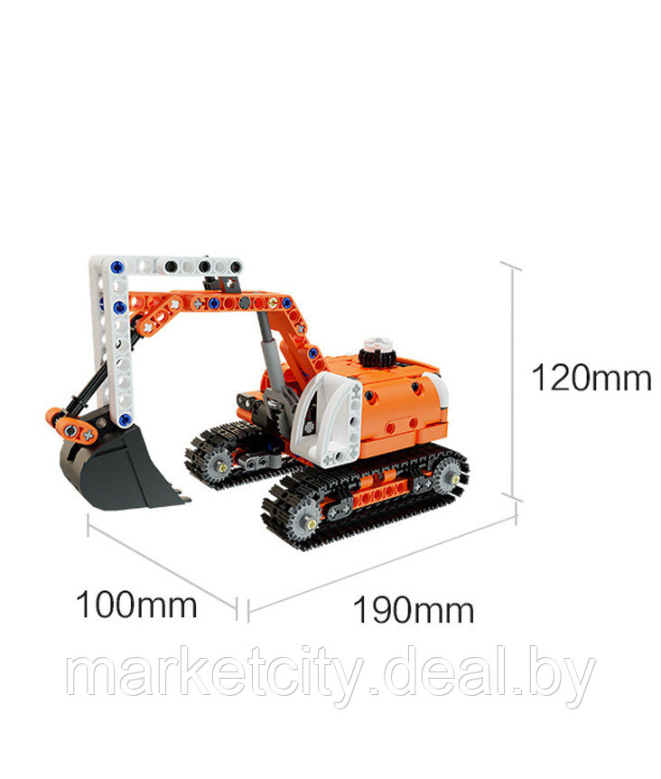 Конструктор Xiaomi Onebot Mini Excavator (OBQXWJ95AIQI) - фото 3 - id-p210320221