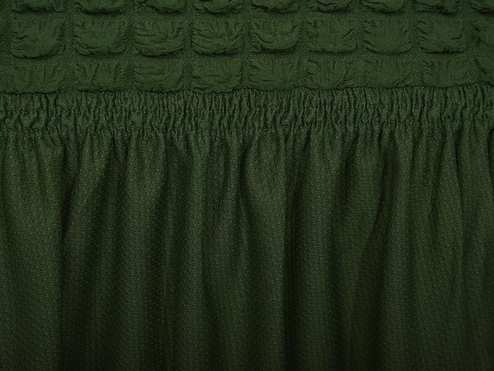 Чехол на мебель для углового дивана. Зеленый. - фото 7 - id-p210321197