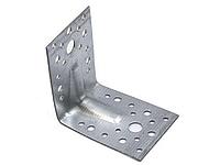 Уголок крепежный усилен. 53х65х65 мм 1.8 мм белый цинк SMP-76050-1