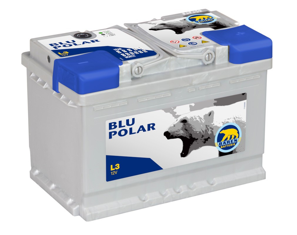 Стартерная аккумуляторная батарея BAREN BLU POLAR 12V 90Ah 800A EN