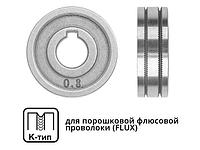 Ролик подающий ф 30/10 мм, шир. 10 мм, проволока ф 0,8-1,0 мм (K-тип) (для флюсовой (FLUX) проволоки)