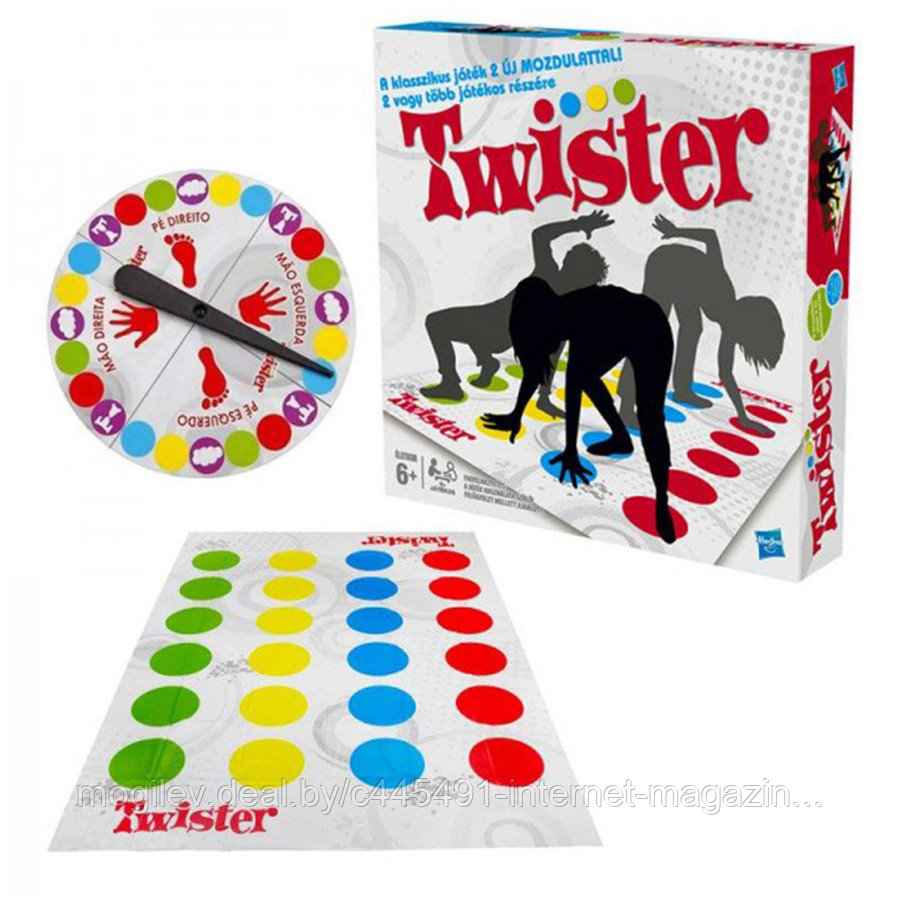 Напольная игра Твистер Twister 6200E для всей семьи и веселых компаний арт. 6200-2