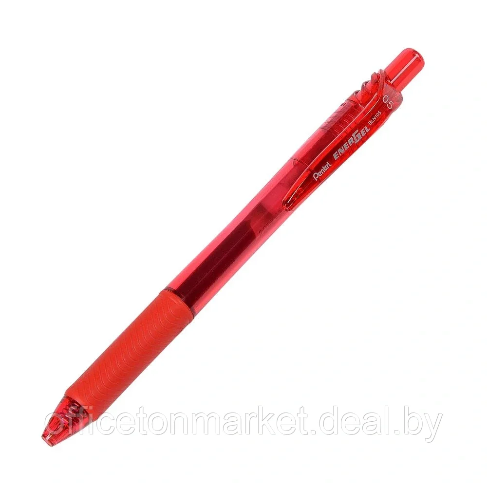 Ручка-роллер "EnerGel-X", 0.5 мм, красный, стерж. красный - фото 1 - id-p137121360