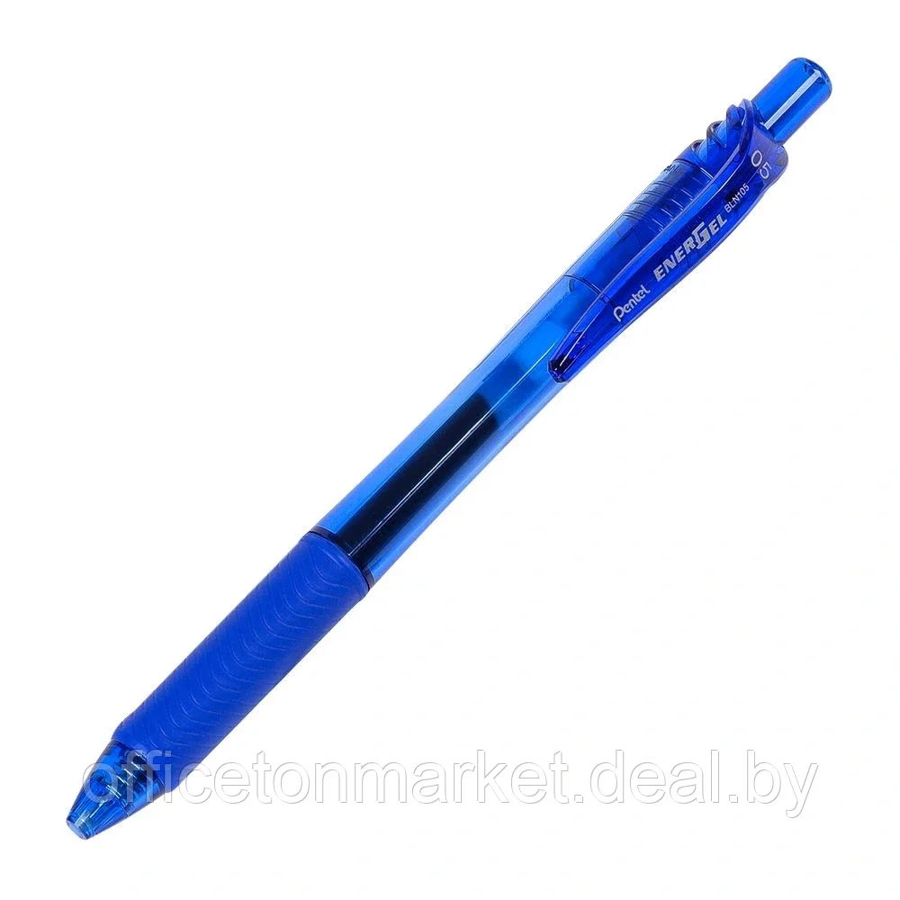 Ручка-роллер "EnerGel-X", 0.5 мм, прозрачный синий, стерж. синий - фото 1 - id-p160565995