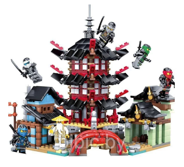 Детский конструктор Ninjago Ниндзяго замок дракона 76013 аналог lego лего серия Ninja крепость - фото 2 - id-p210321632