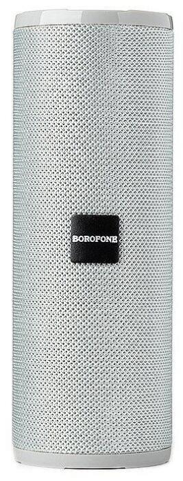 Портативная беспроводная колонка акустика от аккумулятора маленькая мини mini BOROFONE BR1 серый - фото 4 - id-p209252542