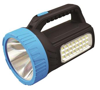 Аккумуляторный ручной светодиодный фонарь СПУТНИК AFP930-3W мощный фонарик прожектор светильник