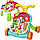 Детские музыкальные ходунки-каталка, развивающие игрушки для малышей, детский развивающий центр, фото 2