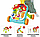Детские музыкальные ходунки-каталка, развивающие игрушки для малышей, детский развивающий центр, фото 3