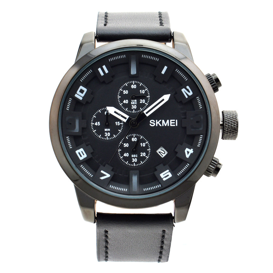 Наручные мужские часы Skmei 1309BK - фото 1 - id-p208868481